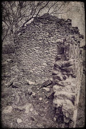 Old Baylor College Wall Ruins 2