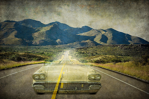 Ghost Car from the Davis Mountains
